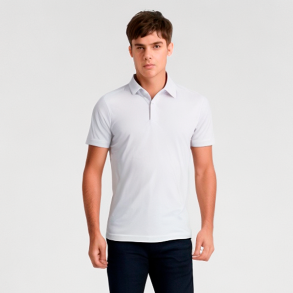 Playera tipo polo KATT SOLID para hombre - Imagen 2