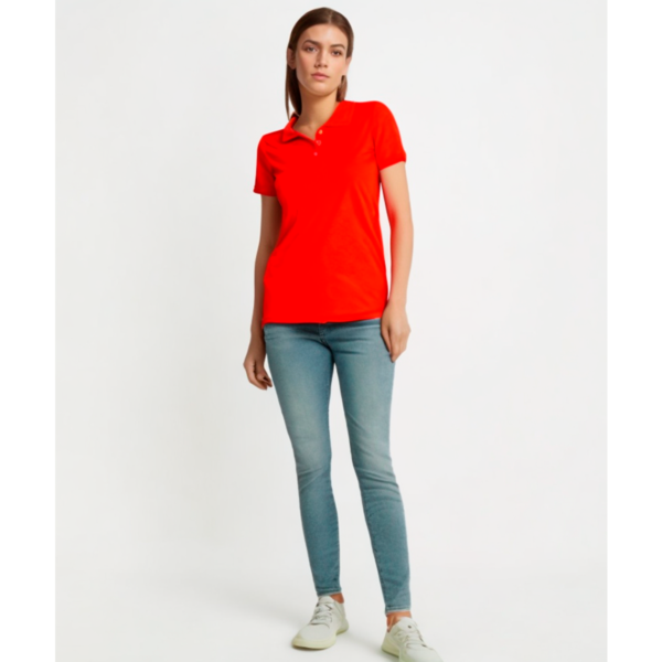 Playera tipo polo KATT para mujer - Imagen 2